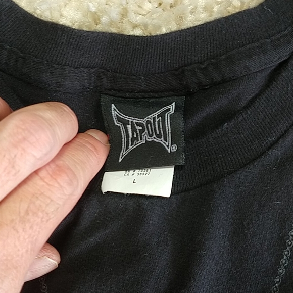 TAP OUT MILITARY VEST Men's T-Shirt LARGE - Picture 4 of 7